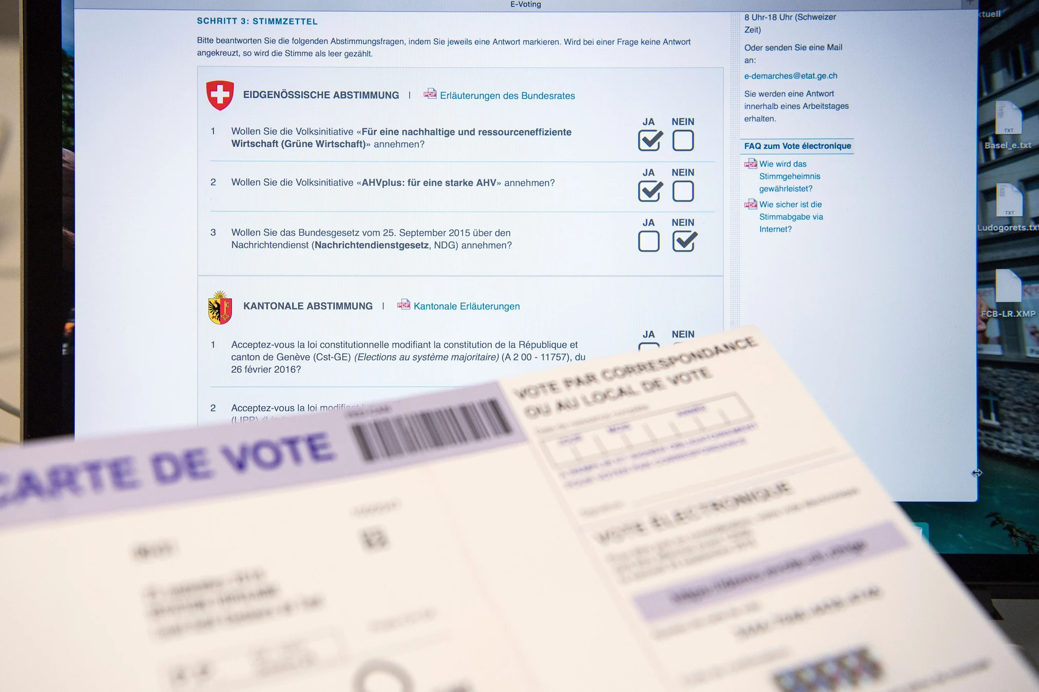 Un bug de vote electronique a Bale laisse environ 2 000 voix non comptabilisees
